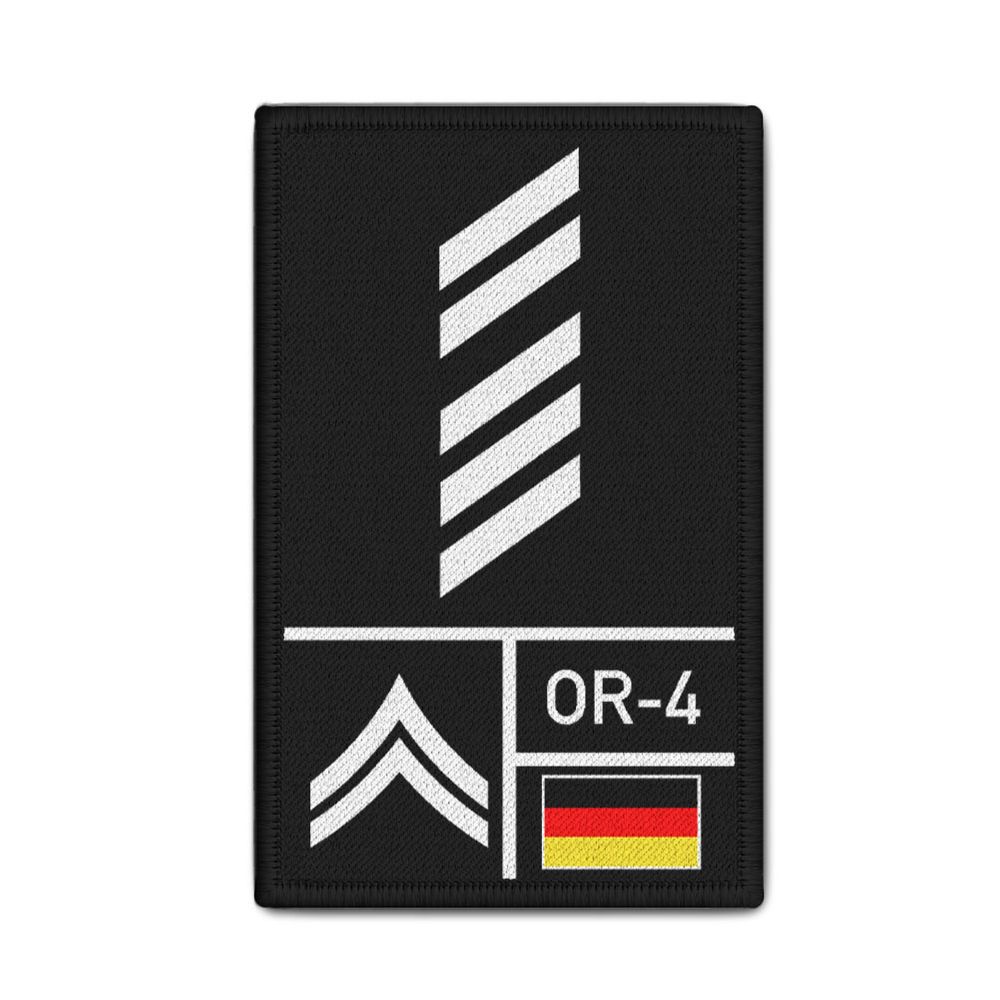 Rank Patch Bundeswehr Heer Luftwaffe Marine Schwarz #BW-Patch Rank Patch Bundeswehr Heer Luftwaffe Marine Schwarz #BW-Patch