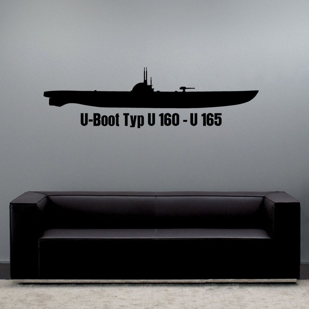 Wall decal submarine type U 160 - U 165 U161 U162 U163 U164 4