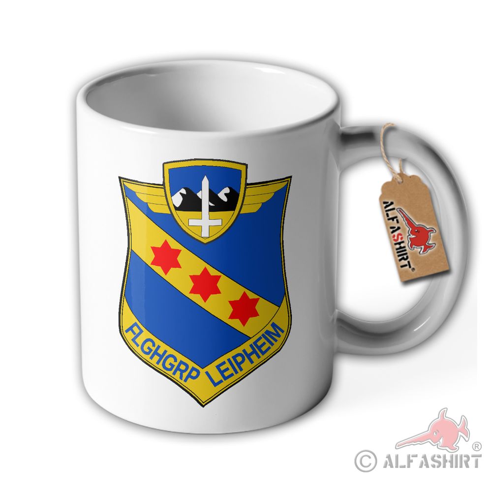 Tasse FlgHGrp Leipheim Fliegerhorst Bundeswehr BW Luftwaffe Andenken #41243