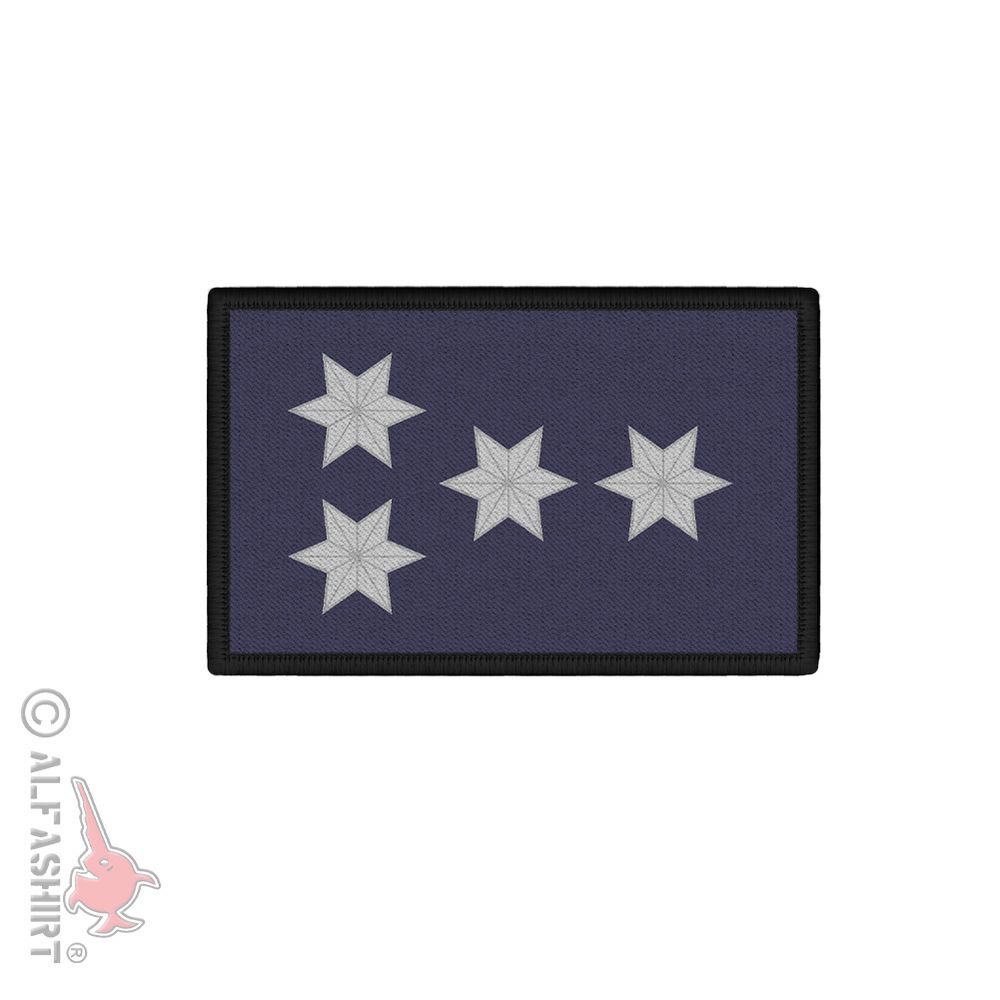 Polizeihauptkommissar A12 Dienstpatch PHK PHKin Stern 7,5 x 4,5 cm#39920