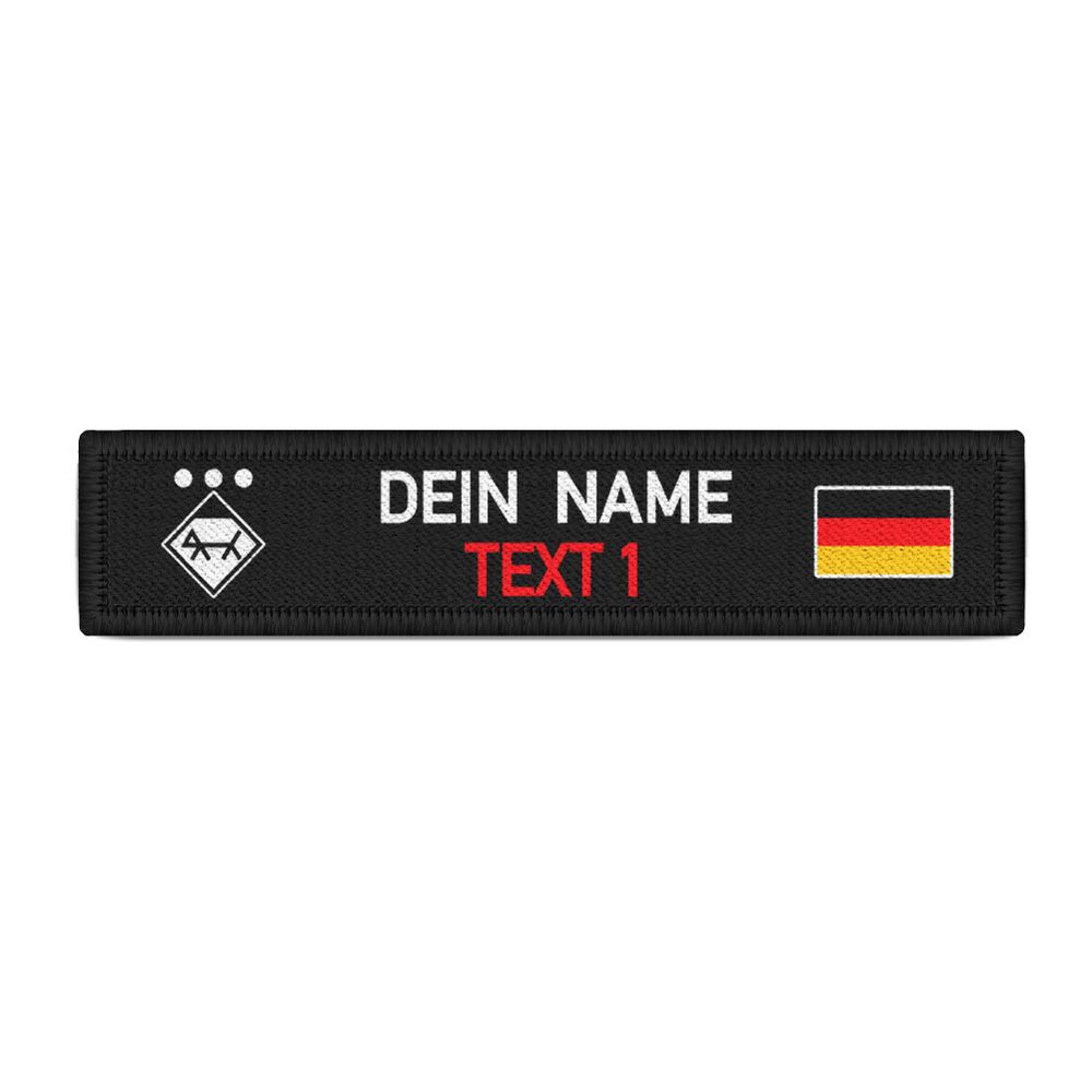 Namenspatch Hundeführer Patch Zugführer ZgFhr Freiwillige Feuerwehr #47387