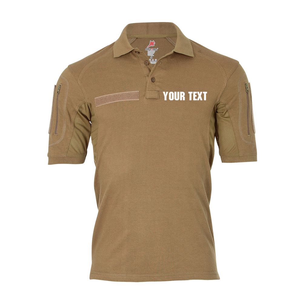 Your Text Tactical Polo personalized customized individual special unit #36503