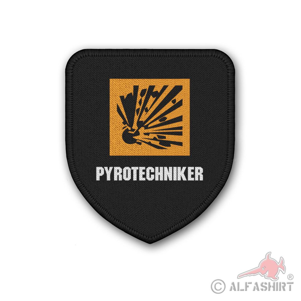 Patch Warnzeichen Warnung explosionsgefährliche Stoffe Explosion   #42930