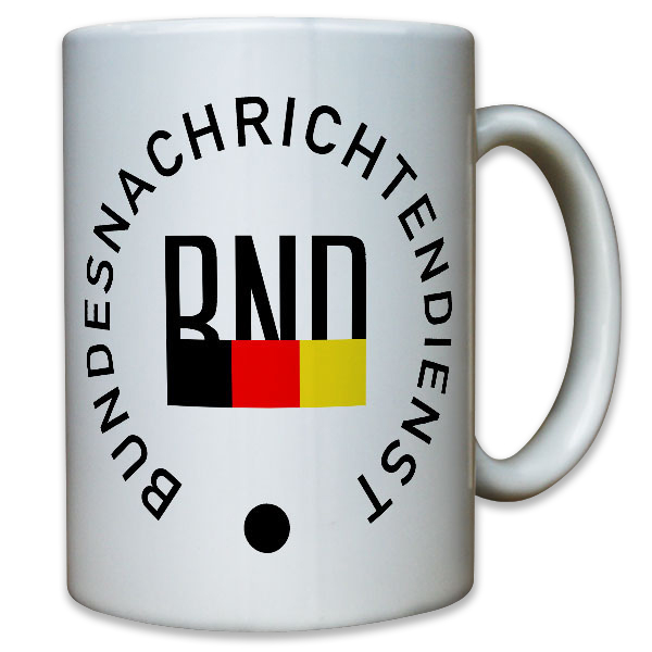 BND Bundesnachrichtendienst deutscher Geheimdienst Spion Logo - Kaffee #10524 T