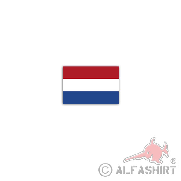 Sticker Netherlands Flag Nederland Amsterdam Monarchy 11x7cm A3012