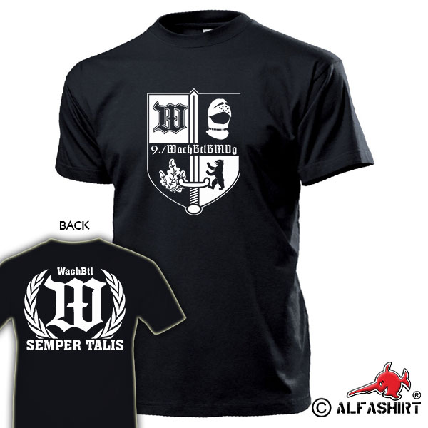 9 WachBtl Semper Talis Wach Bataillon BMVg Bundesverteidigung T Shirt #15942