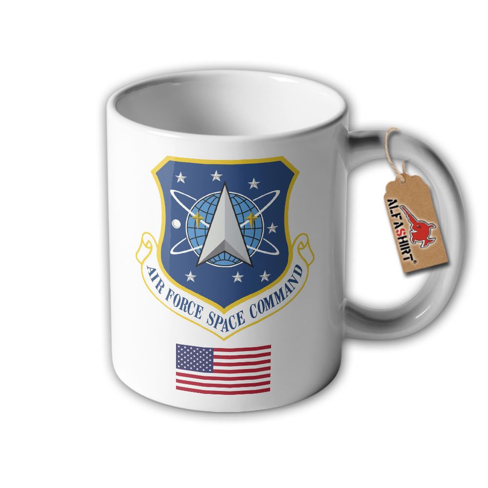Tasse Air Force Space Command United States USAF Weltraum Logo Wappen #32441