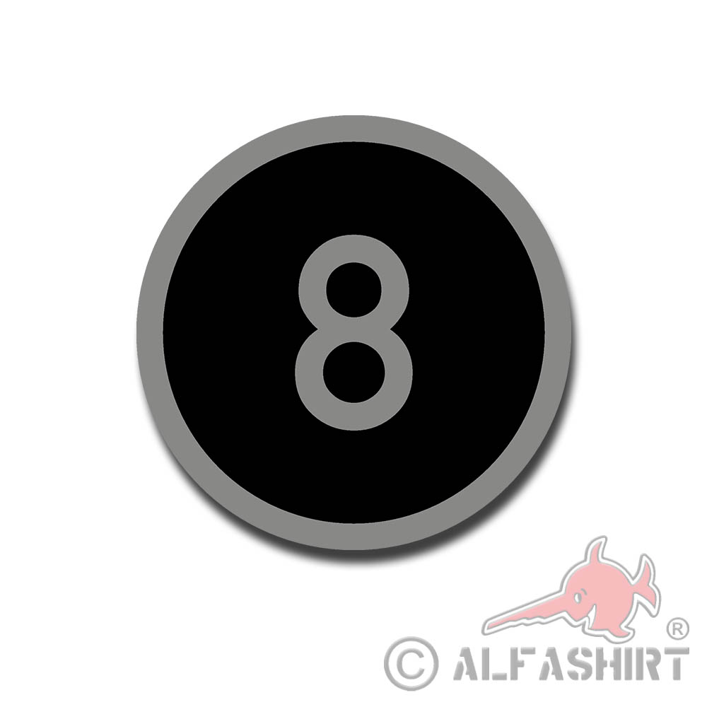 MLC class 8 Bundeswehr sticker 23cm A5391