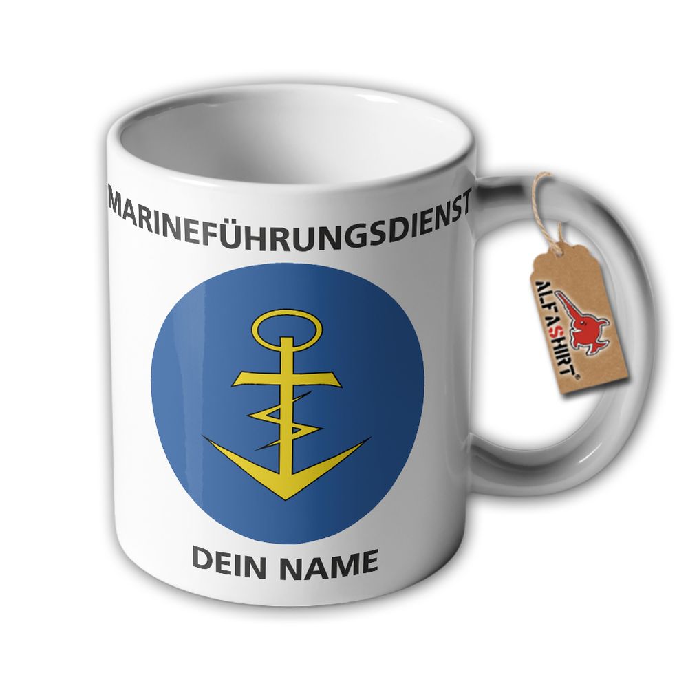 Tasse MARINEFÜHRUNGSDIENST Personalisiert Verwendungsreihe #34503