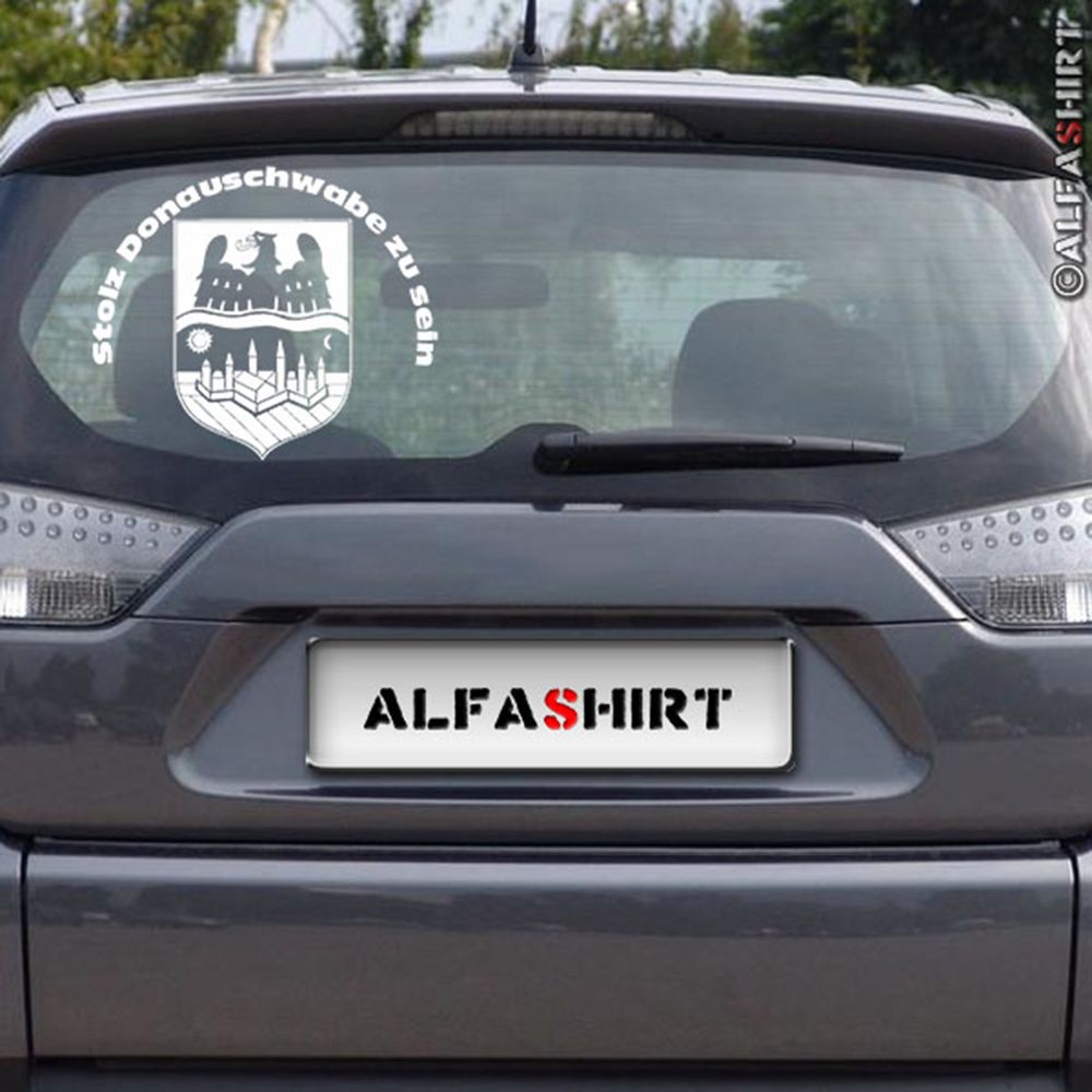 Aufkleber/Sticker Donauschwaben zu sein Heimat Wappen Adler 30x26cm #A402