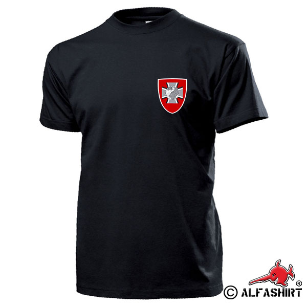 ZGeoBw Office for Geoinformation Federal Armed Forces Badge Badge T Shirt # 17115