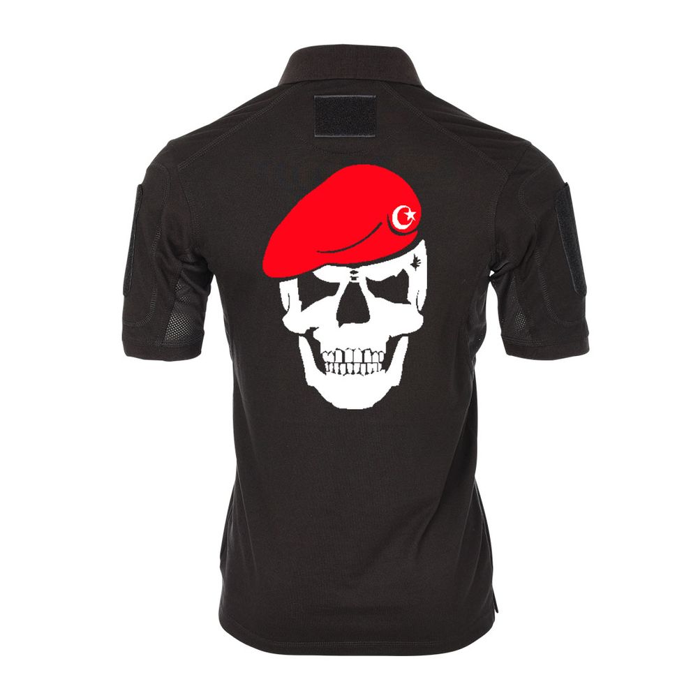 Tactical Polo Türkei Soldat Schädel Barett Abzeichen Türkiye Einheit #31394