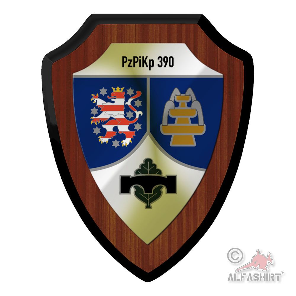Wappenschild PzPiKp Panzerpionierkompanie 390  Bad Salzungen 39 #45663