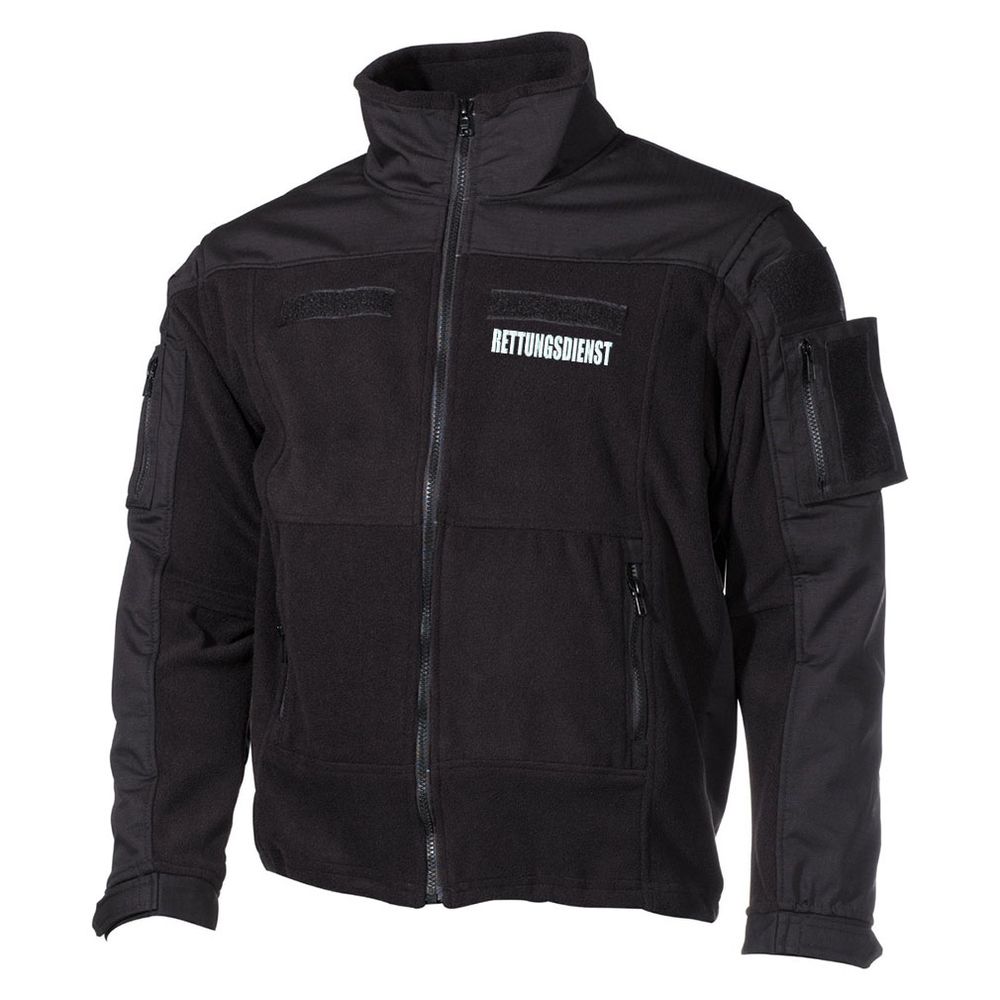 SALE Kommando Fleecejacke Rettungsdienst BEDRUCKT Arzt Rett-San Not-San #32588