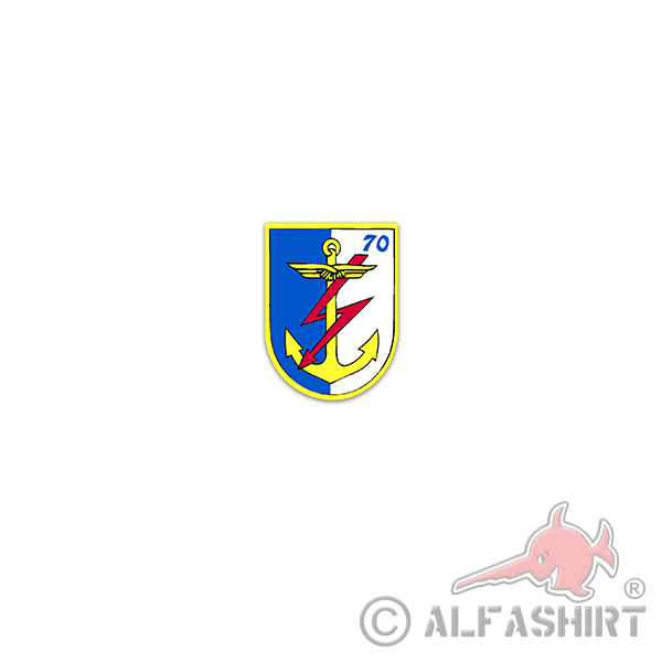 Aufkleber/Sticker Marinefernmelderstab 70 MFmStab BW Marine Militär 5x7cm A3427