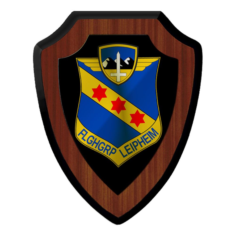 Wappenschild FlgHGrp Leipheim Fliegerhorst Gruppe Militärflugplatz #43391