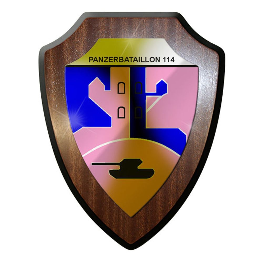 Wappenschild Panzerbataillon Panzer Bataillon PzBtl 114 Bw Soldaten #8361