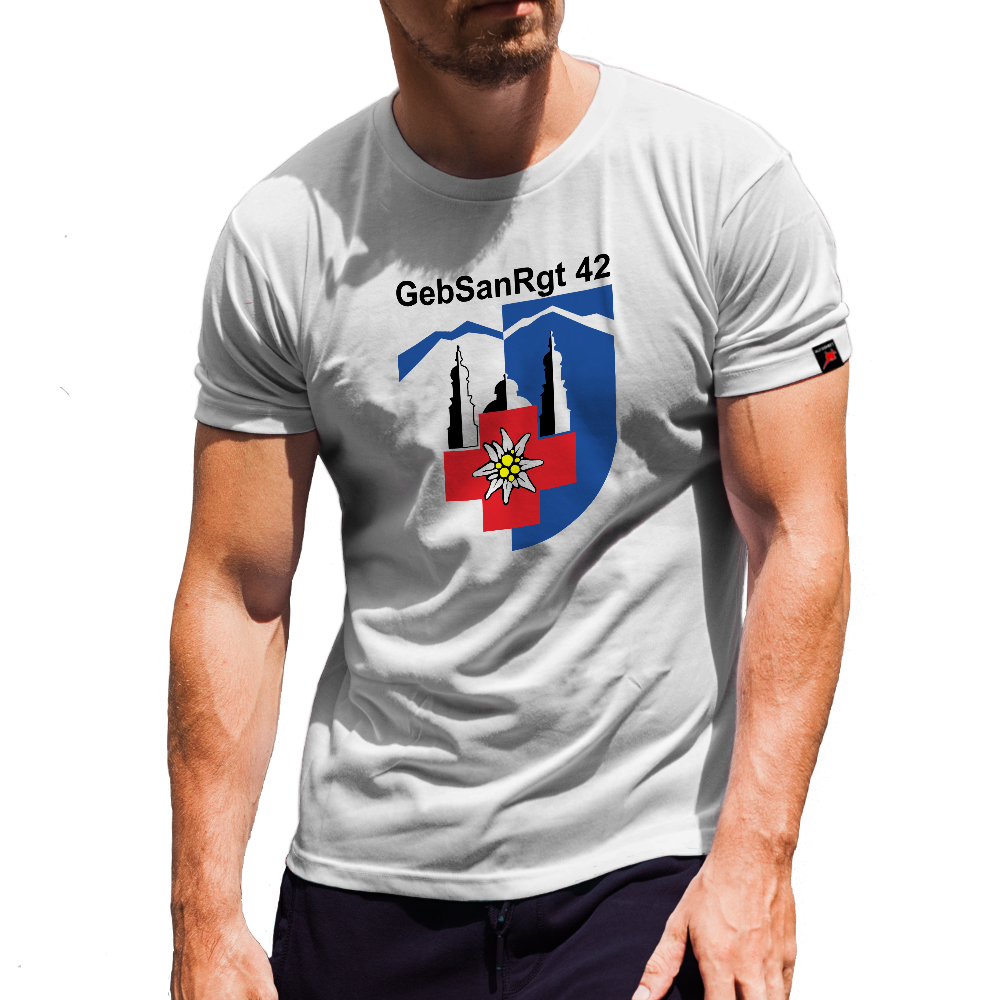 GebSanRgt 42 Artillery Barracks Kempten Bundeswehr T-Shirt # 30775