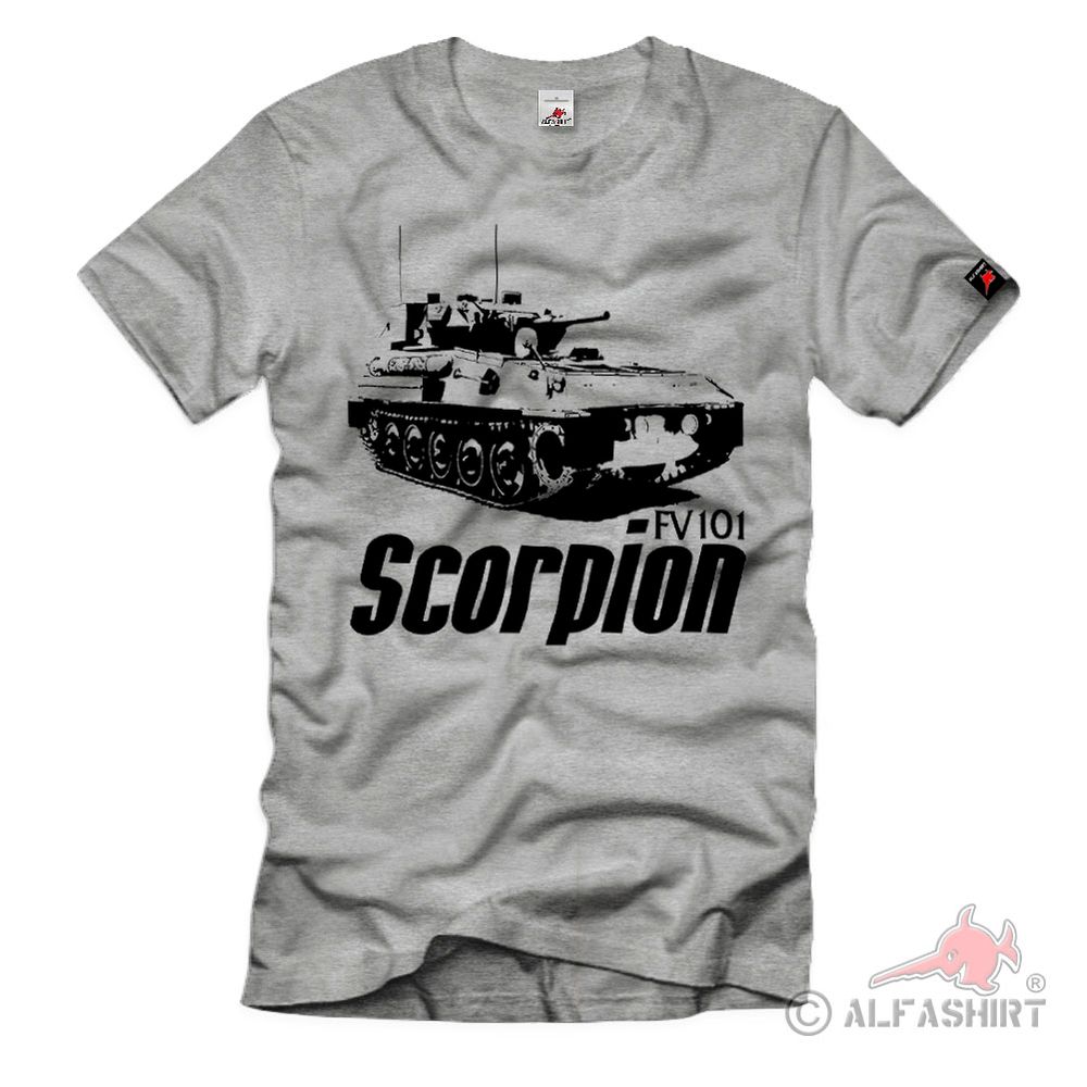 FV101 Scorpion British Reconnaissance Tank England Belgium T Shirt #30394