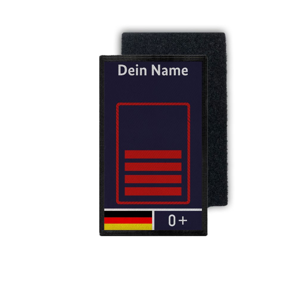 Rank Patch Feuerwehr Unterbrandmeister NRW BM Feuer Brandwehr 9,8x6cm#34298