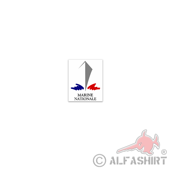 Aufkleber/Sticker Marine Nationale Französische Marine Streitkräfte 6x7cm A3373
