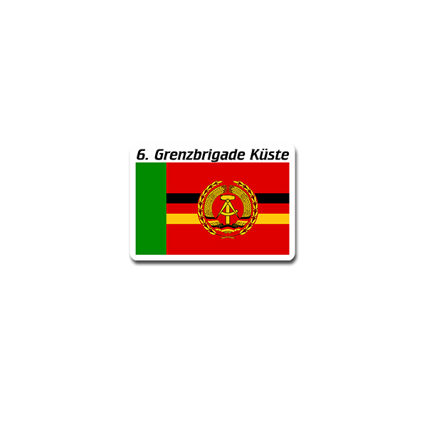 sticker 6 border brigade coast GBrK border troop DDR 10x7 cm # A4235