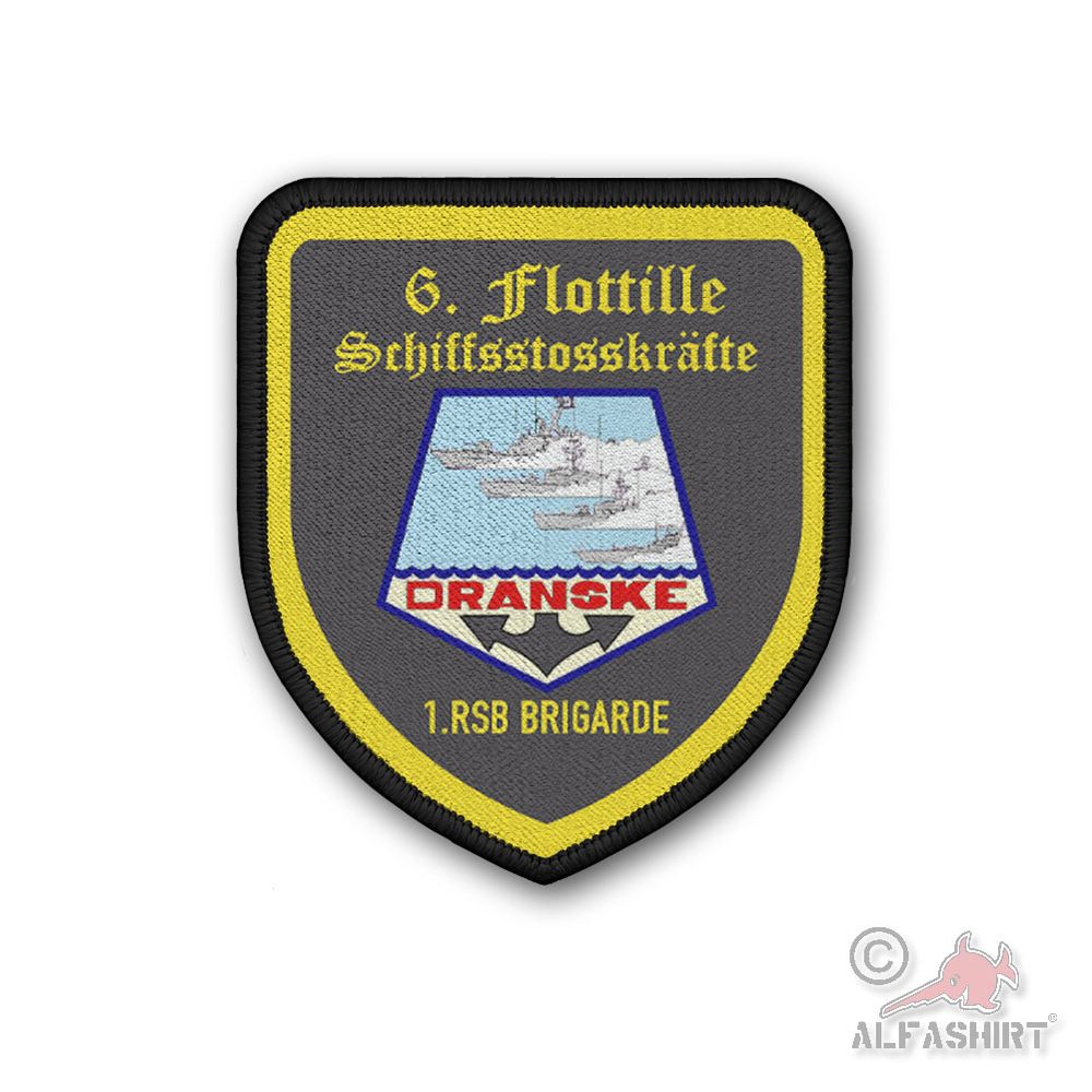 Patch DDR Volksmarine 6 Flottille Schiffsstosskräfte Dranske 1 RSB #45267