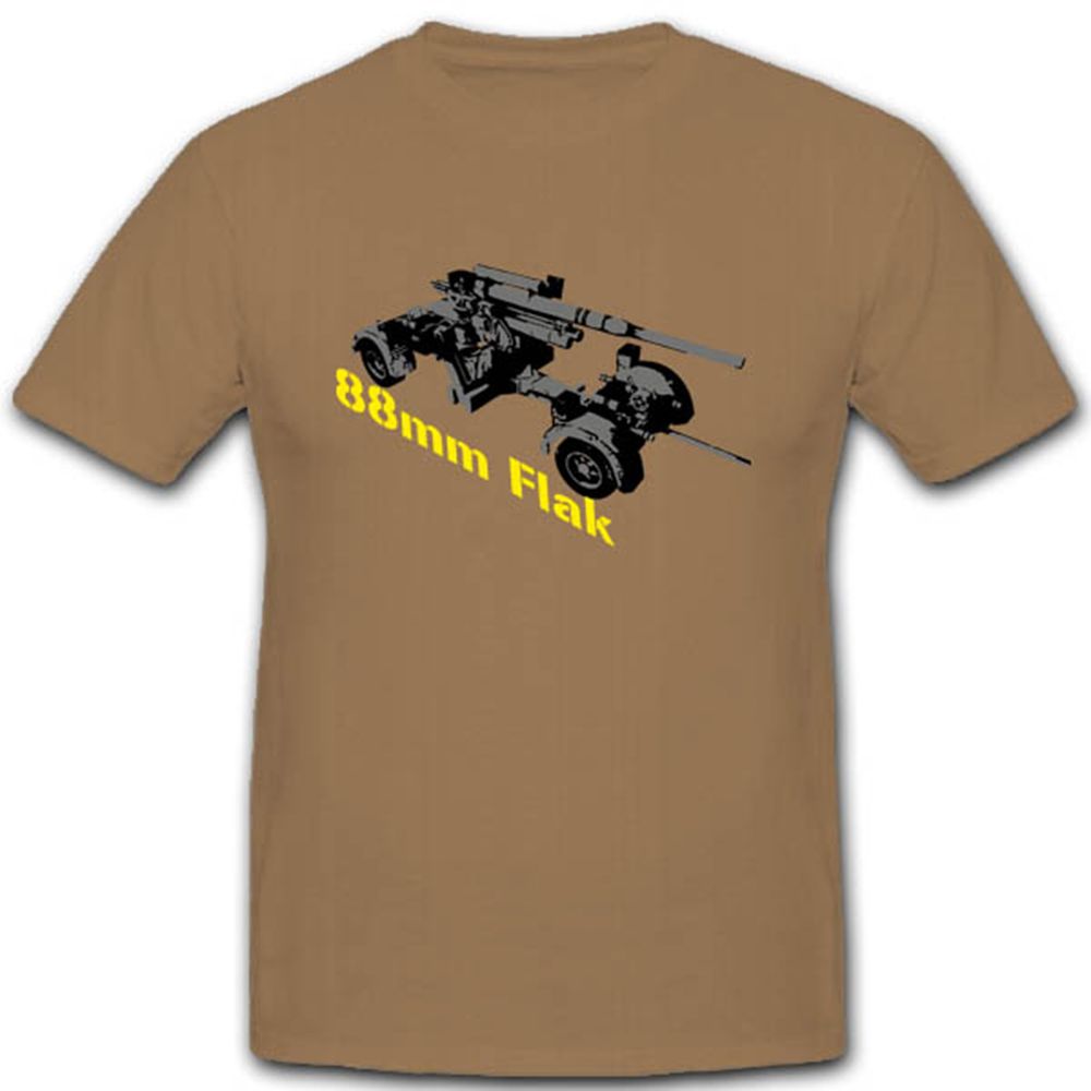 88mm Flak Wk Deutschland Wh Flugabwehrkanone Geschütz Waffe - T Shirt #2823