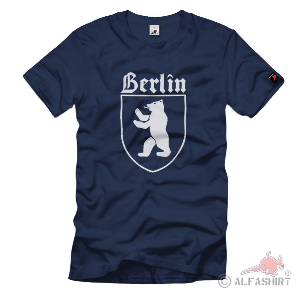 Berlin Coat of Arms City Capital Bear Badge Emblem - T Shirt # 1334