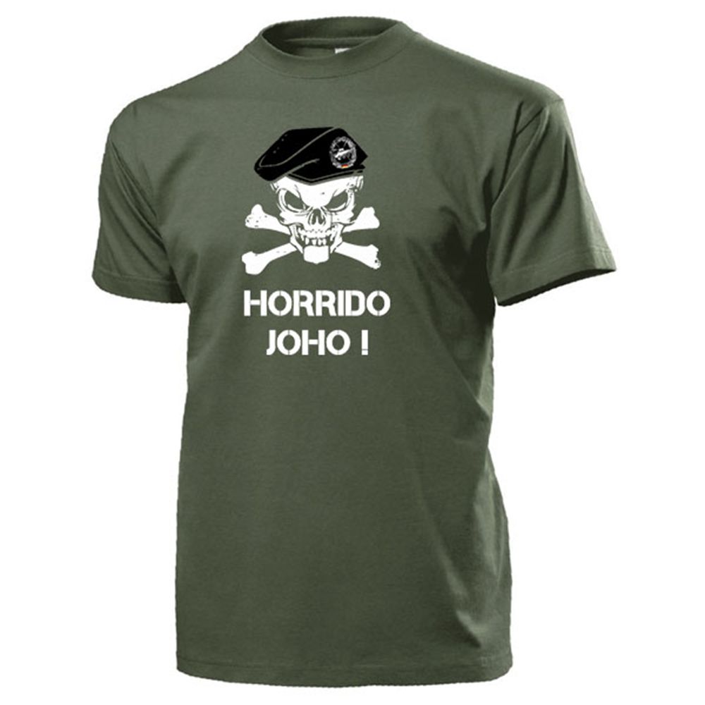 Panzeraufklärer BW Barett Schädel Bundeswehr Aufklärer Horrido - T Shirt #14320