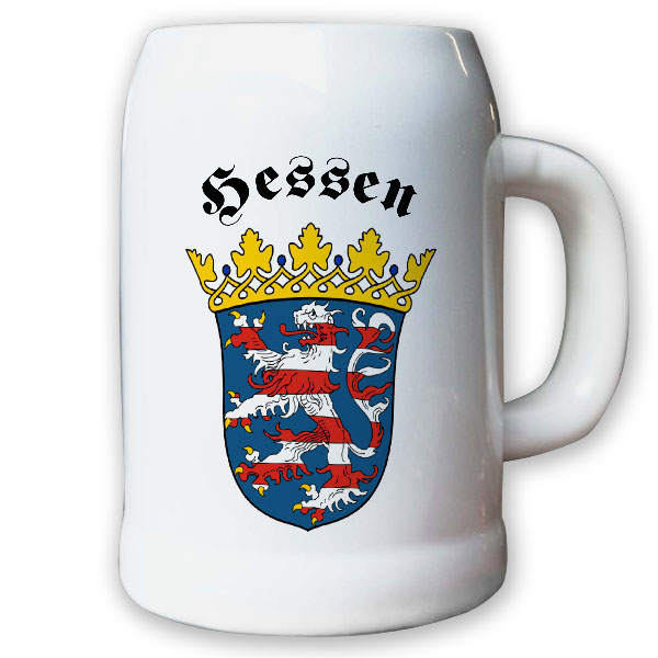 Krug / Bierkrug 0,5l - Hessen Stadt Bundesland Geschichte BRD Frankfurt #9401