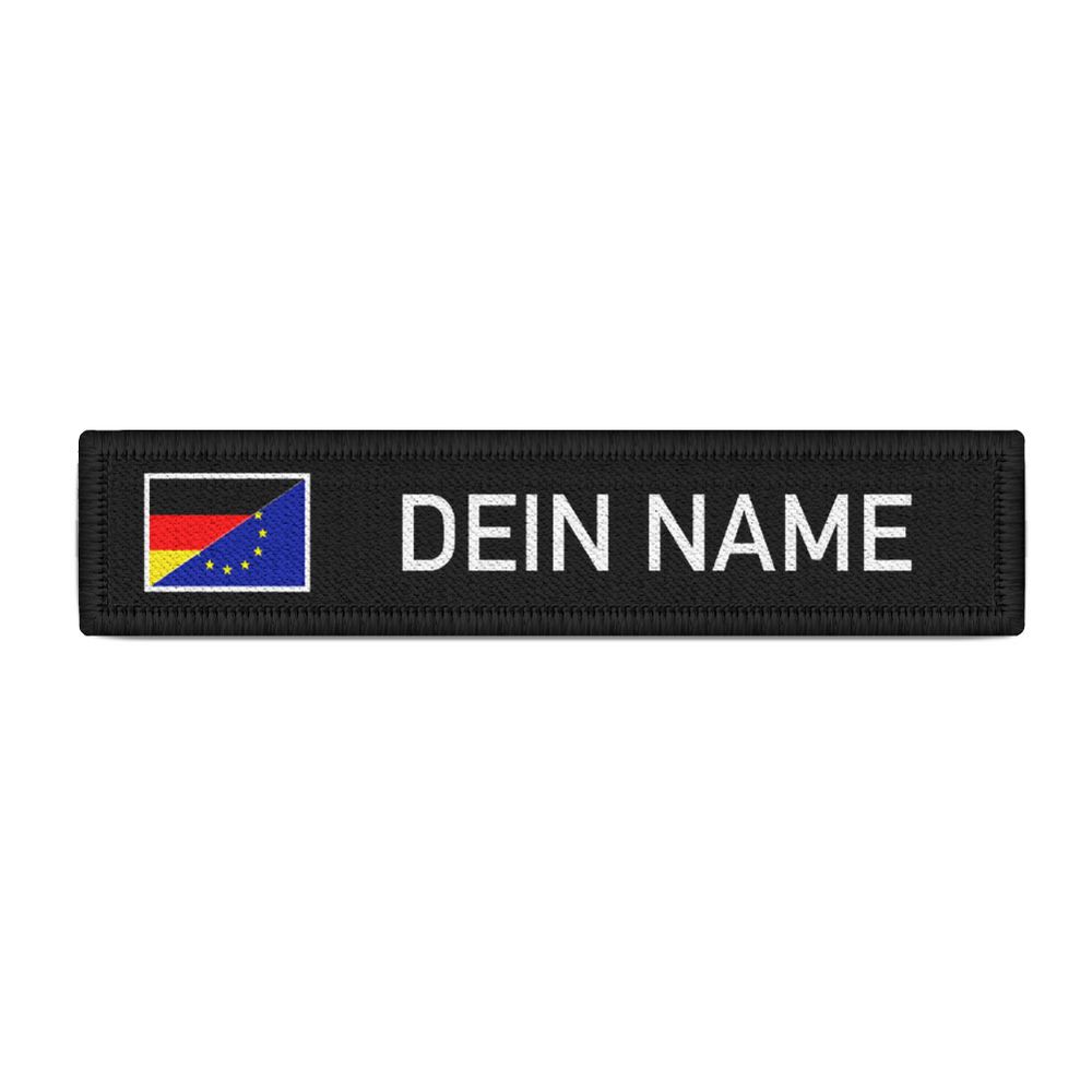 Namenspatch Europa EU Deutschland GER DE Flagge Fahne Nationalität Flausch#47199