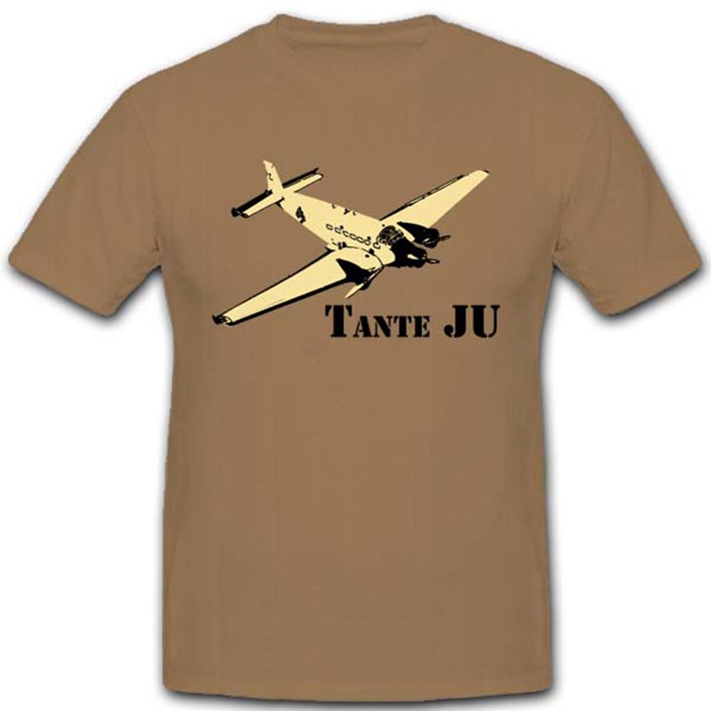 Tante Ju Flugzeug Luftwaffe WK WH Ju 52 Deutschland T Shirt #2846