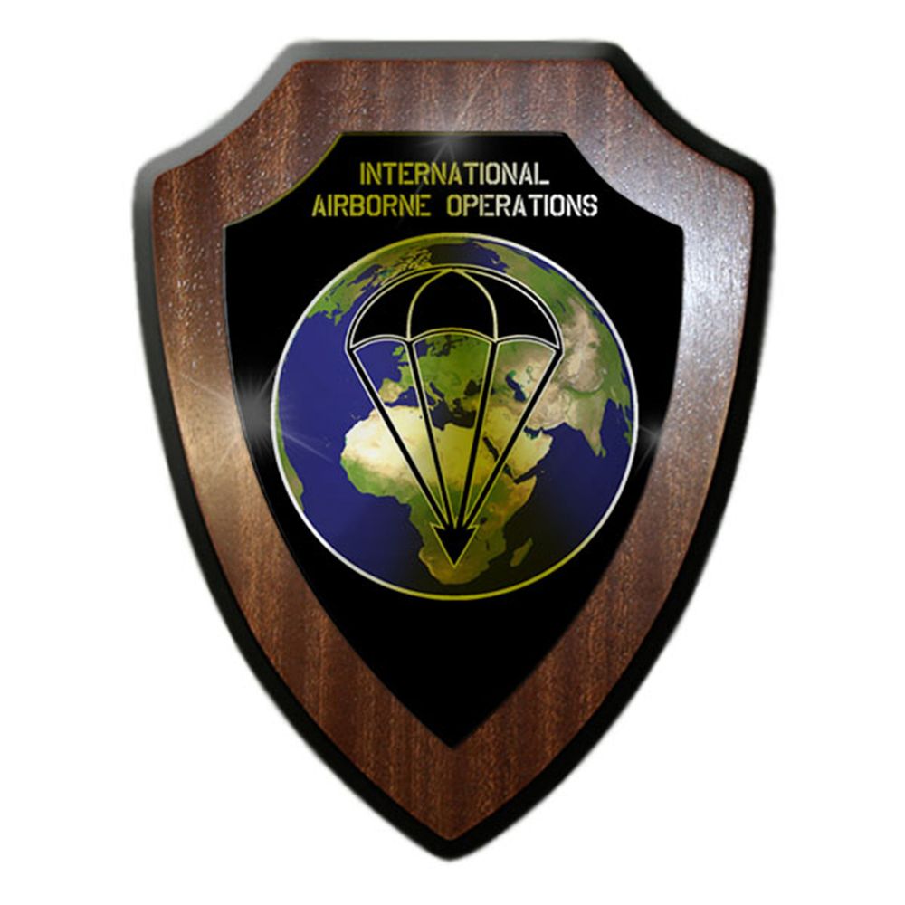 Wappenschild / Wandschild -INTERNATIONAL AIRBORNE OPERATIONS Wappen #14995