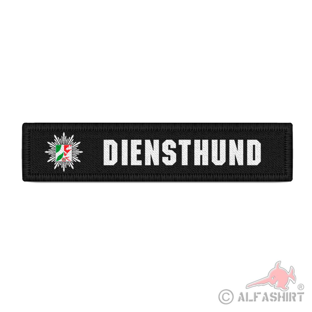 Namenspatch NRW Diensthund Nordrhein-Westfalen Aufnäher Geschirr #39842