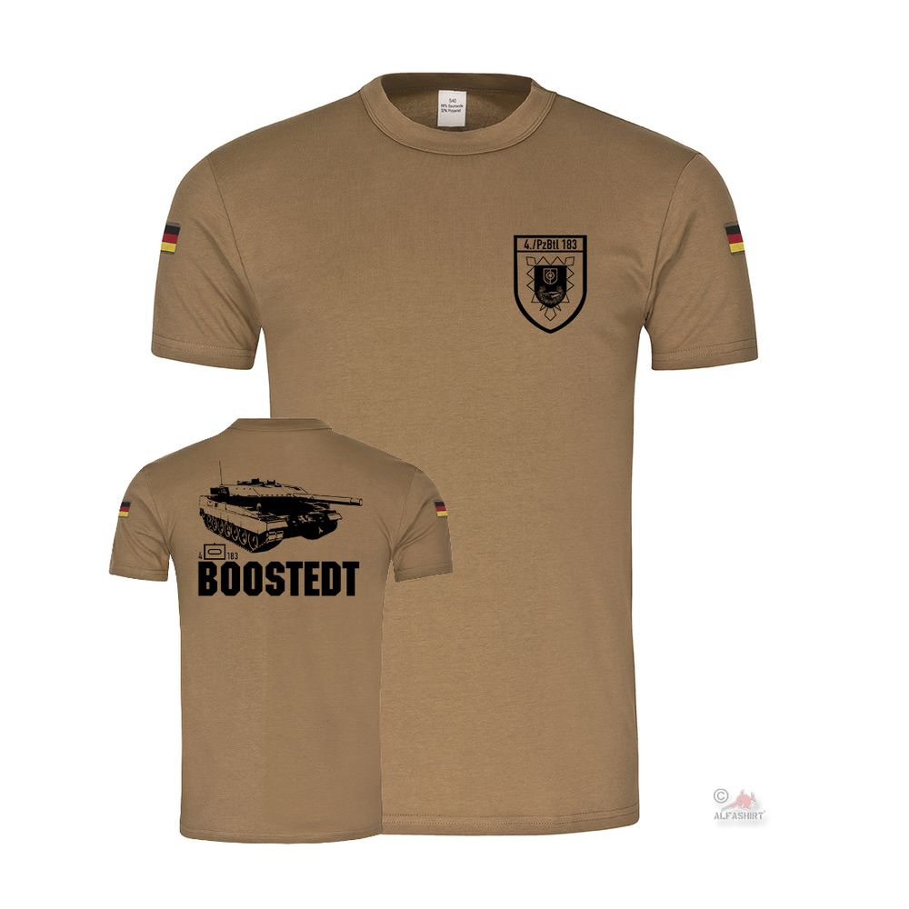 BW Tropics 4 PzBtl 183 Boostedt Tank Battalion Company Reservist Tshirt # 30723