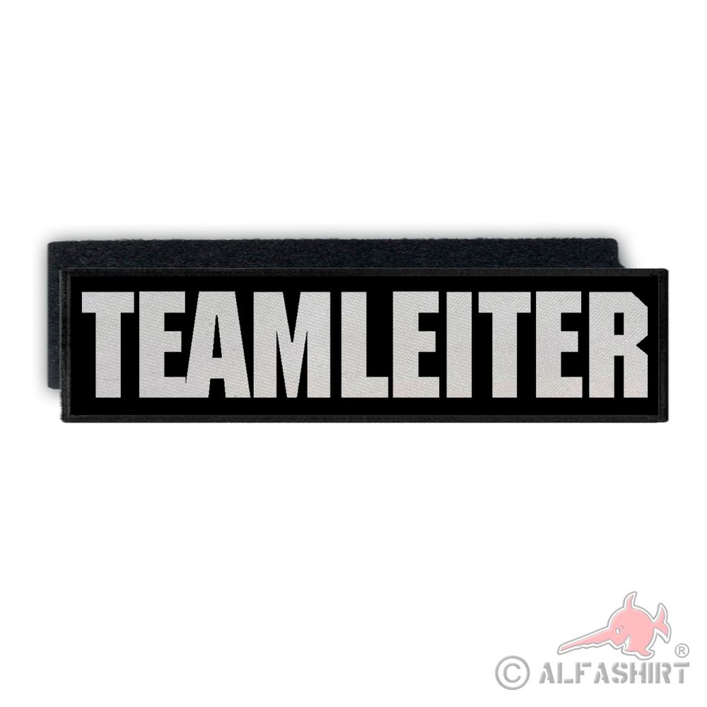 Rückenpatch Teamleiter Vorgesetzter Security Sicherheitsdienst 28x7cm #40180