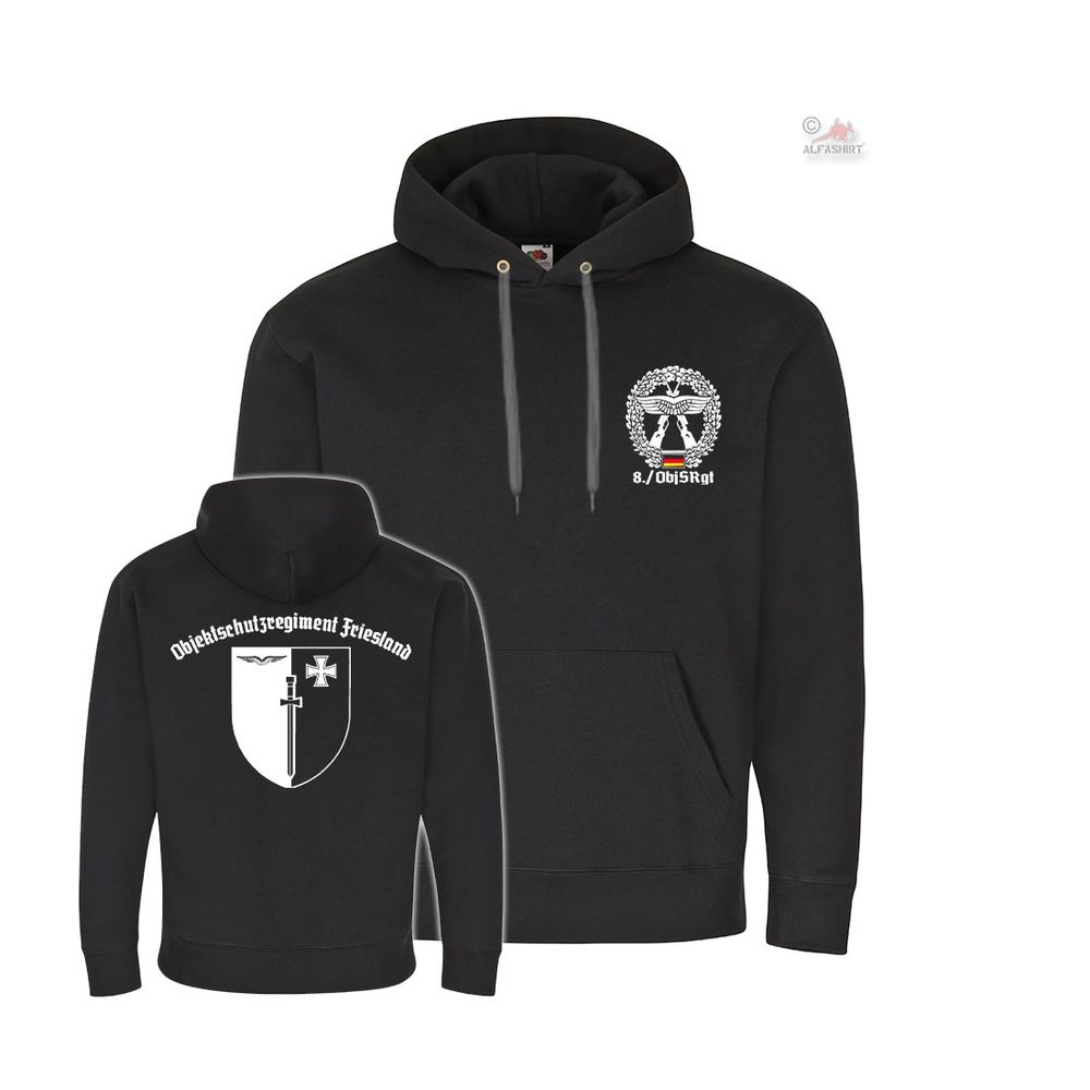 8 Objektschutzregiment Luftwaffe Friesland Bataillon LW Bundeswehr Hoodie #38363