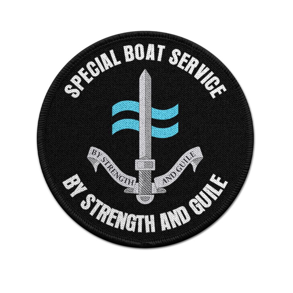 Patch SBS Special Boat Service By Strength and Guild Special Unit UK #47123