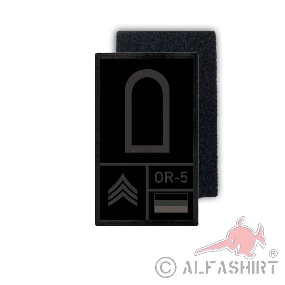 Patch Tarn Rank Stabsunteroffizier BW Uniform Reservist Nato Code 9,8x6cm #30969