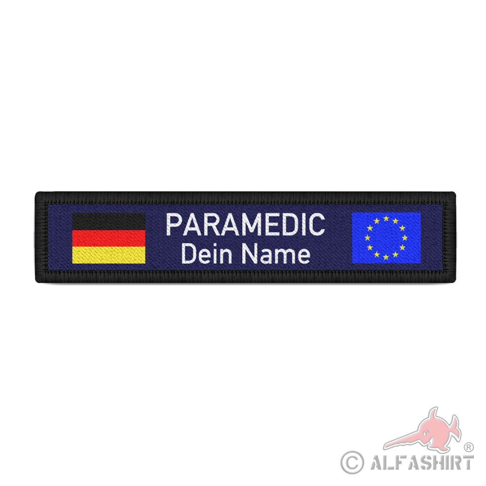 Name tag Paramedic Rescue Service personalized Emergency Medicine #41422