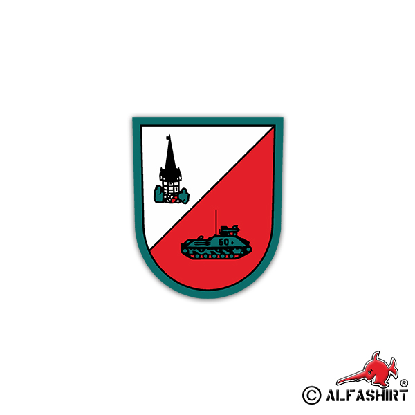 Aufkleber/Sticker Panzerjägerkompanie 140 PzJgKp Herrenwald Kaserne  6x7cm A2174
