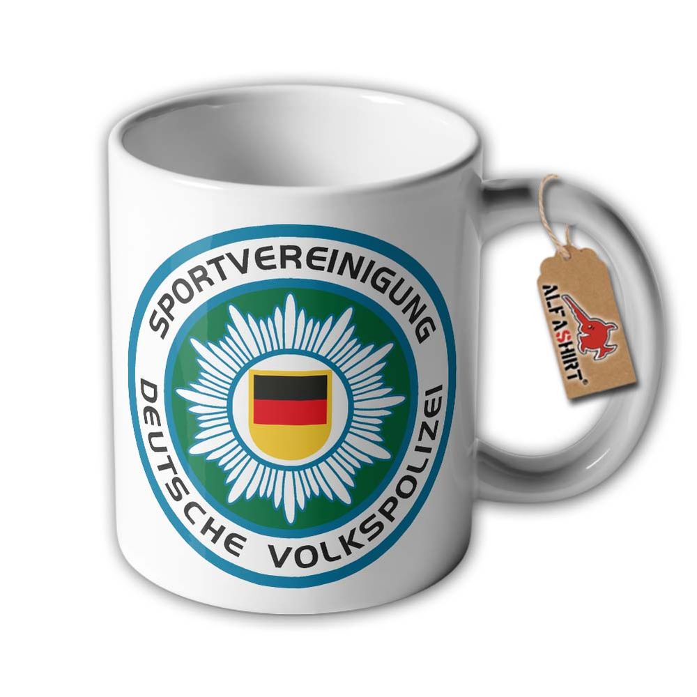 DDR SV Deutsche Volkspolizei Fußball Verband DFV Trikot Hemd Sport Tasse #33349