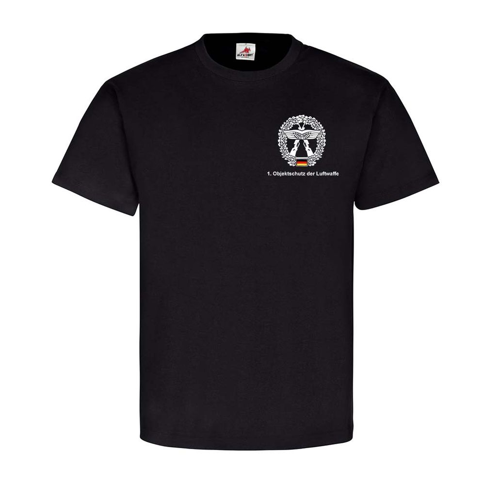 1 Objektschutz der Luftwaffe Version 2 Bund Truppe Wappen T Shirt#25109