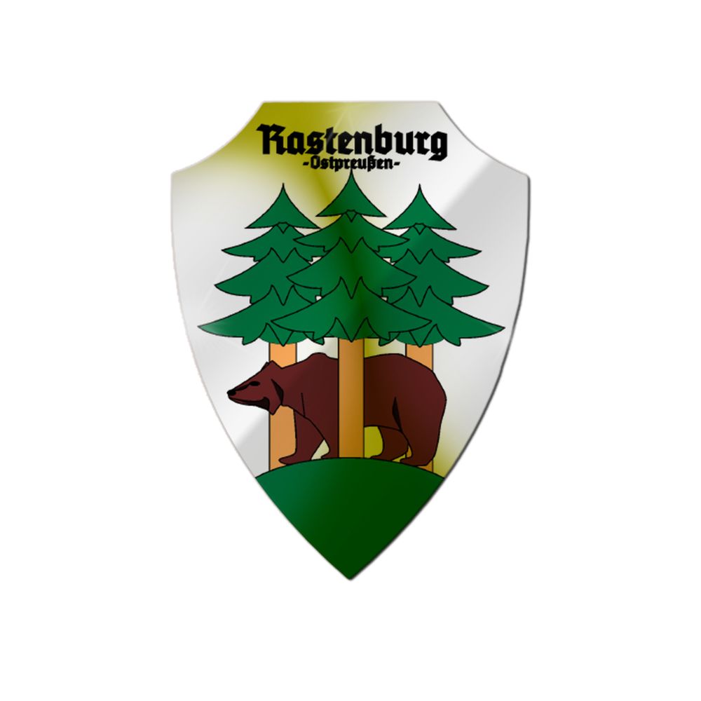 Aluschild Rastenburg Ketrzyn Polen Woiwodschaft Ermland Masuren Burg #32465