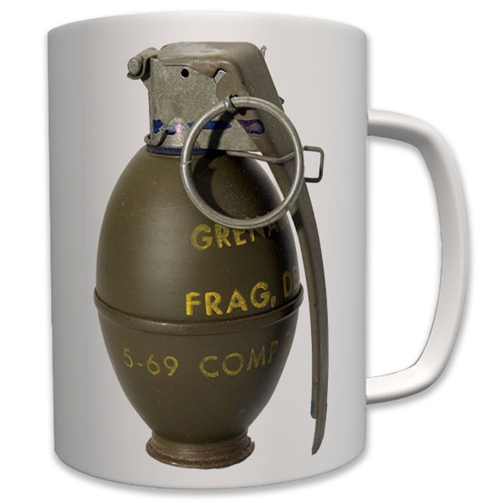 Handgranate Armee Militär Granate Spaß Bundeswehr Humor Explosiv - Tasse #7527