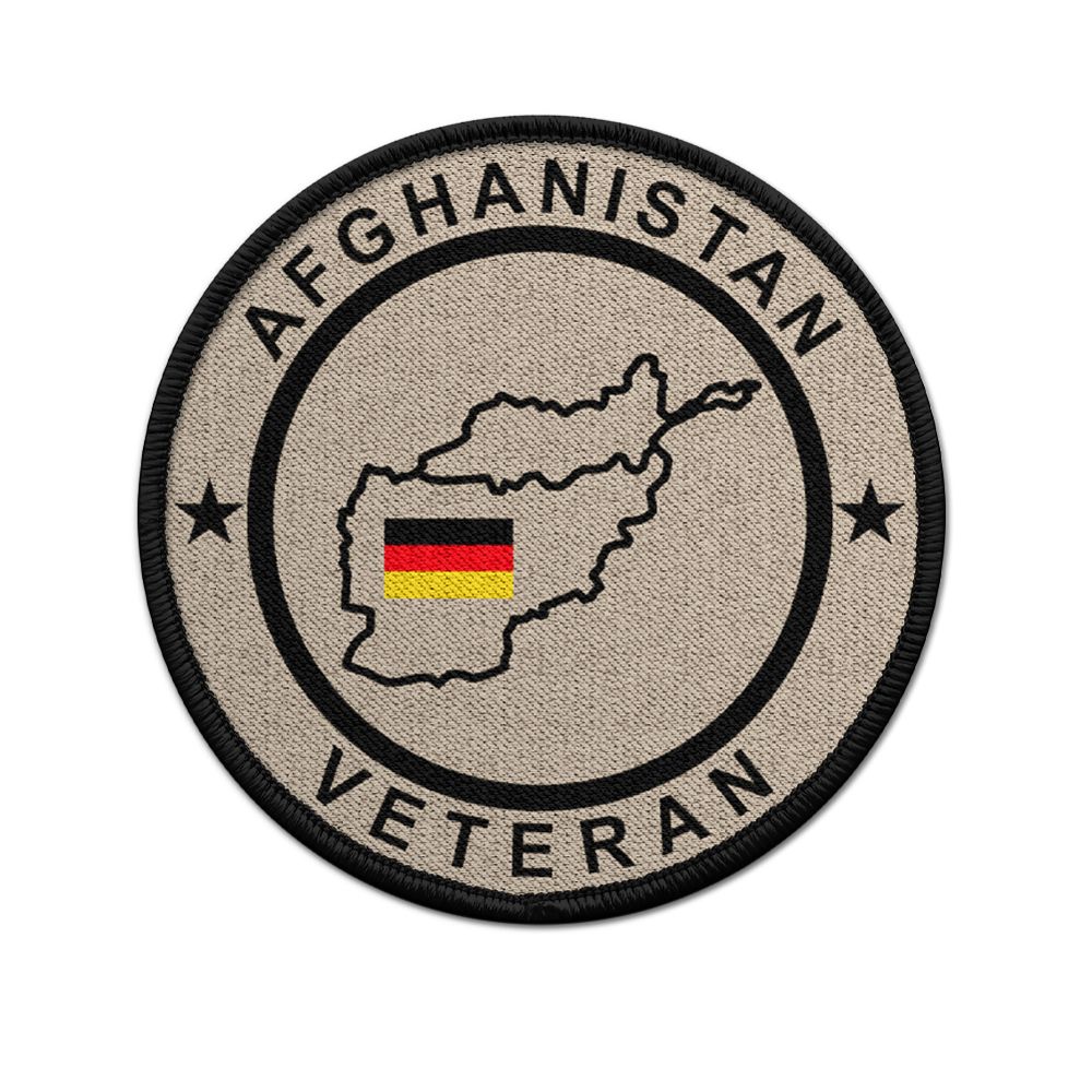 Patch 9cm Afghanistan Veteran Bundeswehr Ausland Einsatz Reservist AFG #46940