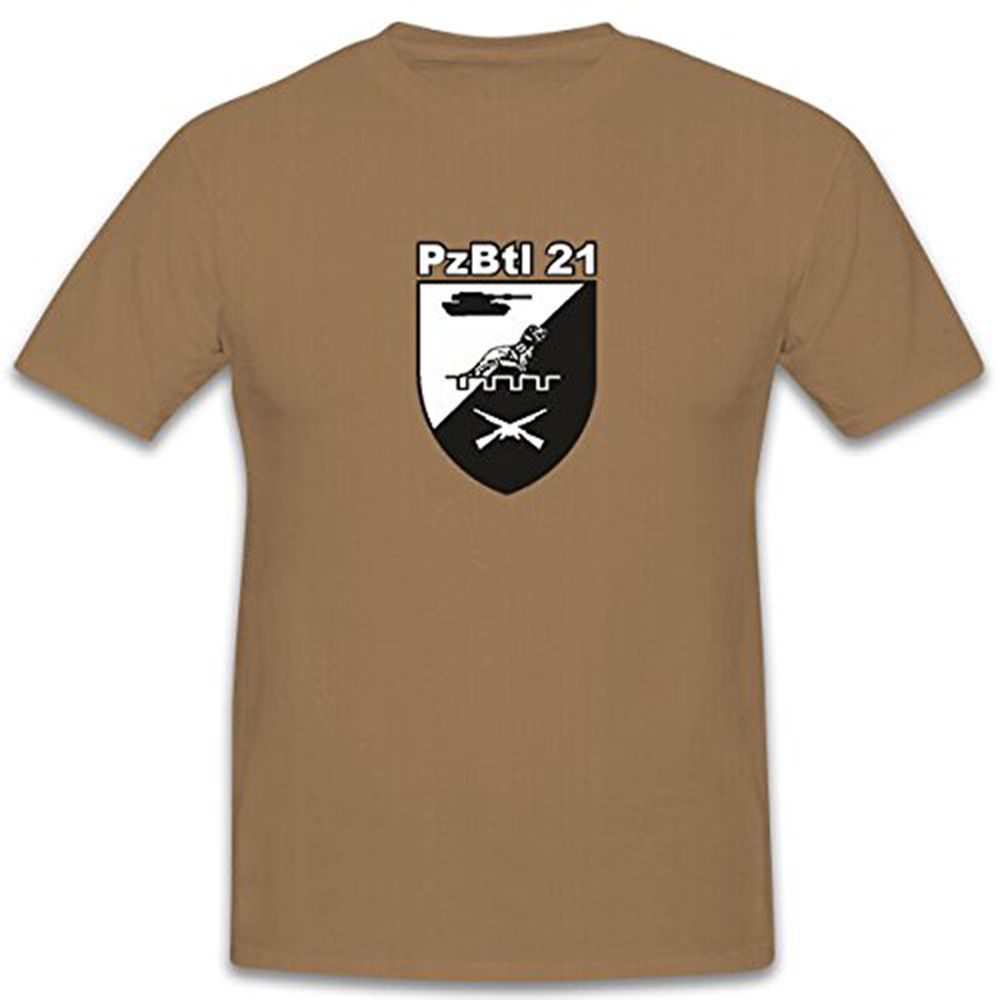 PzBtl 21 TYP2 Tank Battalion Bundeswehr Crest Badge Emblem T Shirt # 12211