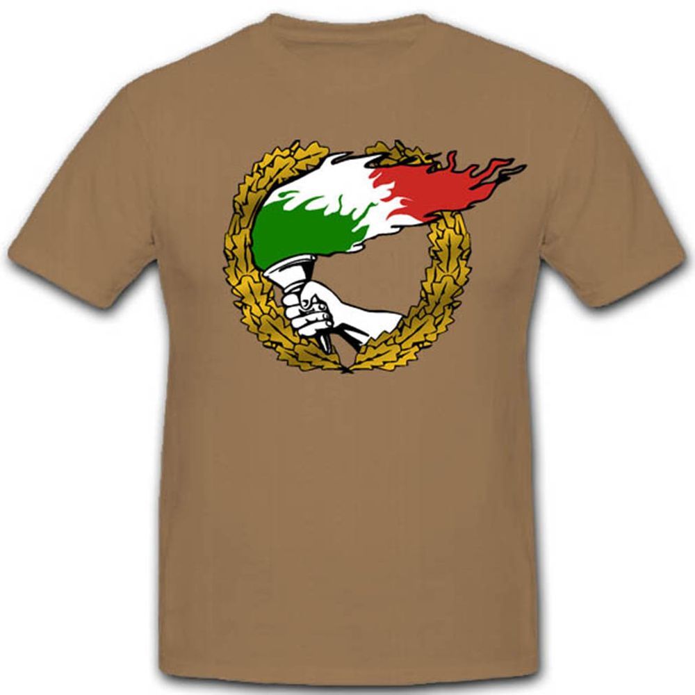 Flagge Republik Italien Fahne Fackel Italia Heimat Flag Bandiera - T Shirt #3090