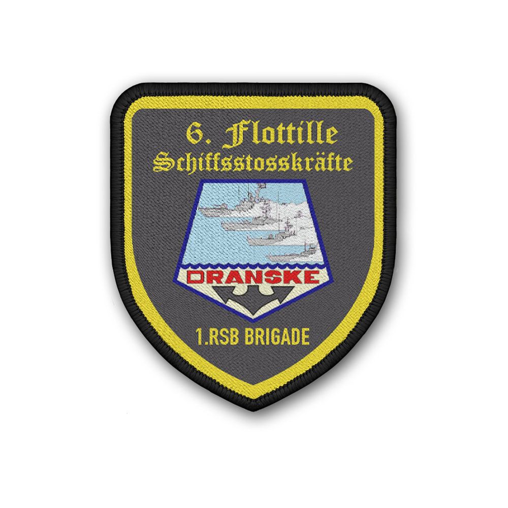 Patch DDR Volksmarine 6 Flotilla Ship Strike Forces Dranske 1 RSB #45267